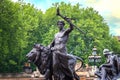 Victoria Memorial at the Mall Road in front of Buckingham Palace, London Royalty Free Stock Photo