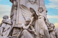 Victoria Memorial at the Mall Road in front of Buckingham Palace, London Royalty Free Stock Photo