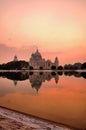 Victoria Memorial vertical reflection