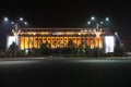 Victoria Palace by night Royalty Free Stock Photo