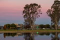 Victoria Park Lake in Shepparton, Australia Royalty Free Stock Photo