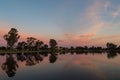 Victoria Park Lake in Shepparton, Australia Royalty Free Stock Photo