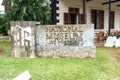 The entrance sign of the National Museum of History in Victoria, Seychelles