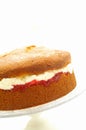Victoria sponge cake Royalty Free Stock Photo