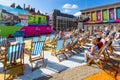 Victoria Square Festival Site during the 2022 Commonwealth Games in Birmingham