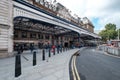 Victoria Station, one of the busiest train stations in London Royalty Free Stock Photo