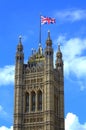 Victoria Tower Westminster London Royalty Free Stock Photo