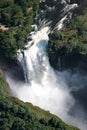 Victoria Waterfall and the Zambesi river Royalty Free Stock Photo