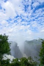 Victoria waterfall, Zimbabwe Royalty Free Stock Photo