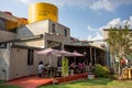 Victoria Yards in Johannesburg with Cafe in foreground