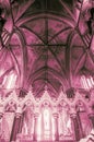 Victorian Arches against Chancel Ceiling in Worcester Cathedral