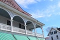 Victorian architecture in Cape May, New Jersey. Royalty Free Stock Photo