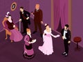 Victorian Aristocrats Party Composition