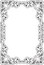 Victorian art ornate scroll frame