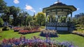 Victorian band stand in Public Gardens Halifax, Nova Scotia Canada