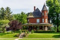 Victorian Brick Bed and Breakfast Home Royalty Free Stock Photo