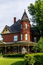 Victorian Brick Bed and Breakfast Home Royalty Free Stock Photo