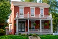 Victorian Brick Bed and Breakfast Home Royalty Free Stock Photo