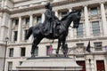 The Victorian bronze equestrian statue