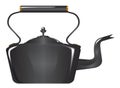 Victorian Cast Iron Kettle Royalty Free Stock Photo