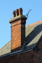 Victorian chimney stack pots Royalty Free Stock Photo