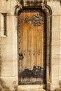 Victorian Church door and slit window Royalty Free Stock Photo