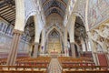 london, england: all saints Victorian church spectacular gothic interior Royalty Free Stock Photo