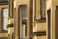 Victorian colony homes made of sandstone in Edinburgh, Scotland