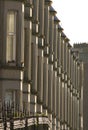 Victorian colony homes made of sandstone in Edinburgh, Scotland