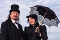 Victorian Couple with Parasol