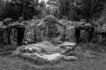 Standing stones of the Druids Plantation in Nidderdale