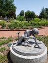 Victorian garden in Missouri Botanical Garden view ,ST Louis MO