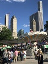 Victorian Gardens at Wollman Rink in Central Park in New York City