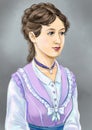 Victorian Lady Royalty Free Stock Photo