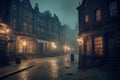 Victorian london evening. Generate Ai