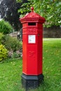 Victorian Penfold pillar box in Tetbury town, The Cotswolds, Gloucestershire, England, UK Royalty Free Stock Photo