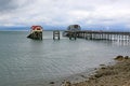 Victorian pier at Mumbles in Swansea Bay Royalty Free Stock Photo