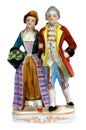 Victorian porcelain figurines Royalty Free Stock Photo