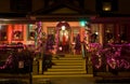 Victorian Porch at Christmas Royalty Free Stock Photo