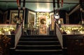 Victorian porch at Christmas Royalty Free Stock Photo