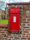 Victorian post box on a wall Royalty Free Stock Photo