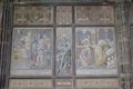 Victorian pre-Raphaelite mosaics in Chester Cathedral