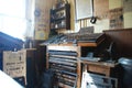 Victorian print shop Royalty Free Stock Photo