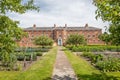 Victorian red brick Workhouse - exterior view - in Southwell, Nottinghamshire, UK