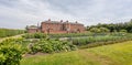 Victorian red brick Workhouse - exterior view - in Southwell, Nottinghamshire, UK