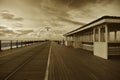 Victorian, seaside pier view Royalty Free Stock Photo