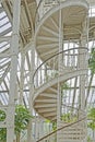 london, kew gardens: Victorian staircase Royalty Free Stock Photo