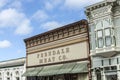 Victorian storefronts in Ferndale, USA