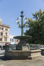 Victorian Streetlamp and Fountain in Ballarat, Australia