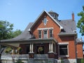 Victorian style house with large porch Royalty Free Stock Photo